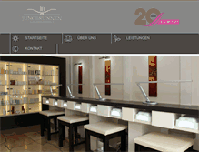 Tablet Screenshot of jungbrunnen-institut.de